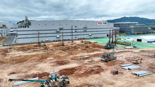 全球首條高世代印刷OLED產線在廣州高新區開工建設，建筑勞務分包助力項目高效推進